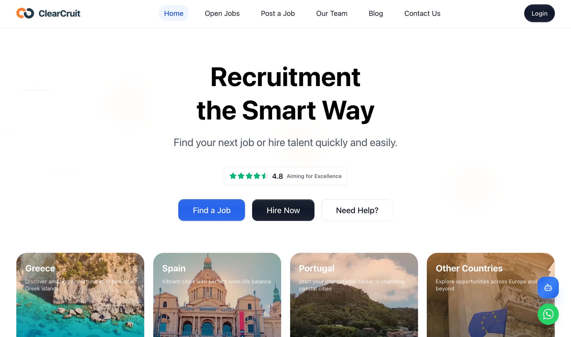 ClearCruit interface